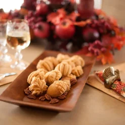 NORDIC WARE Moule Anti-adhésif|Moules À Gâteaux|Moule à Gâteaux Gourmandises d'Automne (x16) Bronze