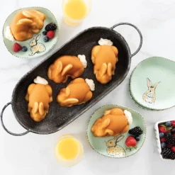 NORDIC WARE Moule Anti-adhésif|Moules À Gâteaux|Moule à Gâteaux Lapins (x6) Toffee