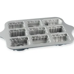 NORDIC WARE Moule Anti-adhésif|Moules À Gâteaux|Moule à Gâteaux Petit Train (x9) Pro Cast