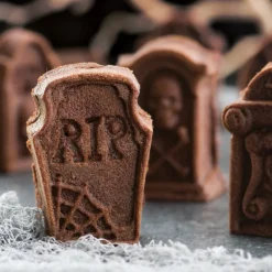 NORDIC WARE Moule Anti-adhésif|Moules À Gâteaux|Moule à Gâteaux Pierres Tombales (x6) Bronze