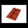 MALLARD FERRIERE Moule Silicone|Moules À Gâteaux|Moule 6 Kouglofs en silicone