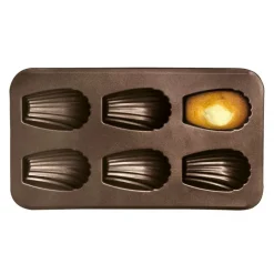 GOBEL Moule Anti-adhésif|Moules À Gâteaux|Moule 6 Madeleines XXL Anti-Adhésif