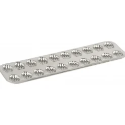 GOBEL Moule Fer Blanc|Moules À Gâteaux|Moule 20 Madeleinettes Fer Blanc