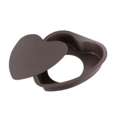 GOBEL Moule Anti-adhésif|Moules À Gâteaux|Moule à Manqué Coeur Saint-Valentin fond mobile