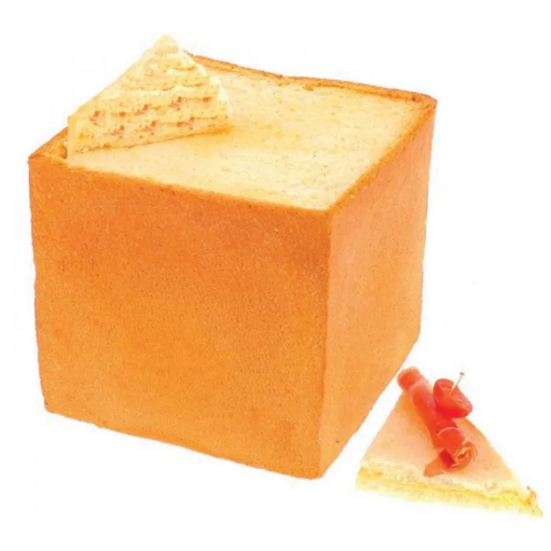 MALLARD FERRIERE Cercle À Patisserie|Moule à Pain Surprise Carré 18x18 cm avec Couvercle