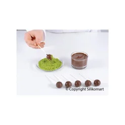 SILIKOMART Moule Silicone|Moules À Gâteaux|Moule 12 Pop Cake Ø 28 mm Silicone