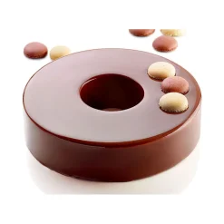SILIKOMART Moule Silicone|Moule à Savarin Saturne en Silicone Ø 200mm
