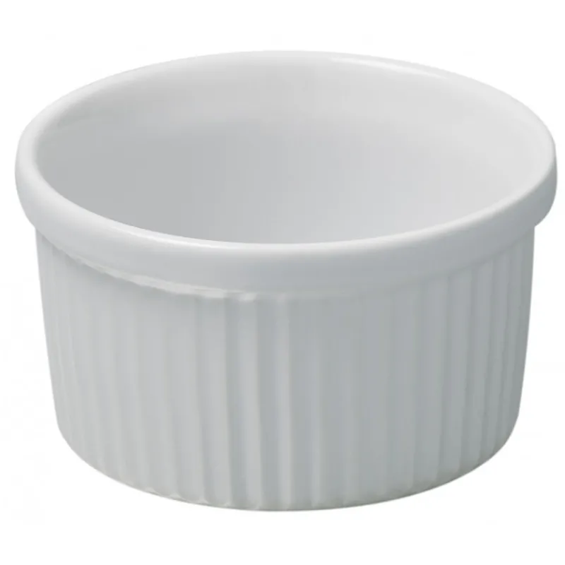 REVOL Moules À Gâteaux|Moule à Soufflé Blanc Ø 8cm French Classique