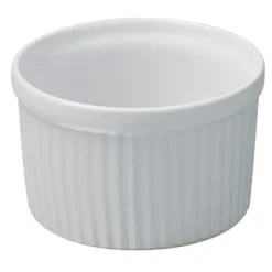 REVOL Moules À Gâteaux|Moule à Soufflé Blanc Ø 10cm French Classique
