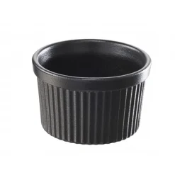 REVOL Moules À Gâteaux|Moule à Soufflé Noir Ø 8,2cm French Classique