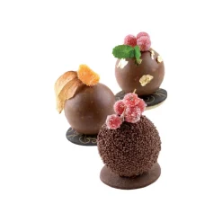 SILIKOMART Moule Silicone|Moules À Gâteaux|Moule 5 Sphères Silicone Ø 58 mm