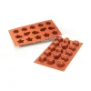 MALLARD FERRIERE Moule Silicone|Moules À Gâteaux|Moule 15 sujets Noël en Silicone