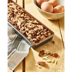 DE BUYER Moules À Gâteaux|Moule à Tarte Rectangulaire Inox Perforé Amovible 35 x 10 cm x H 3,5 cm