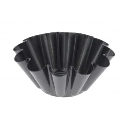 DE BUYER Moule Anti-adhésif|Moules À Gâteaux|Moule Anti Adhésif Brioche 12 côtes Ø 22 cm x H 8,3 cm