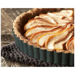 DE BUYER Moule Anti-adhésif|Moules À Gâteaux|Moule Anti Adhésif Tarte Cannelée Fond Amovible Ø 20 cm x H 2 cm