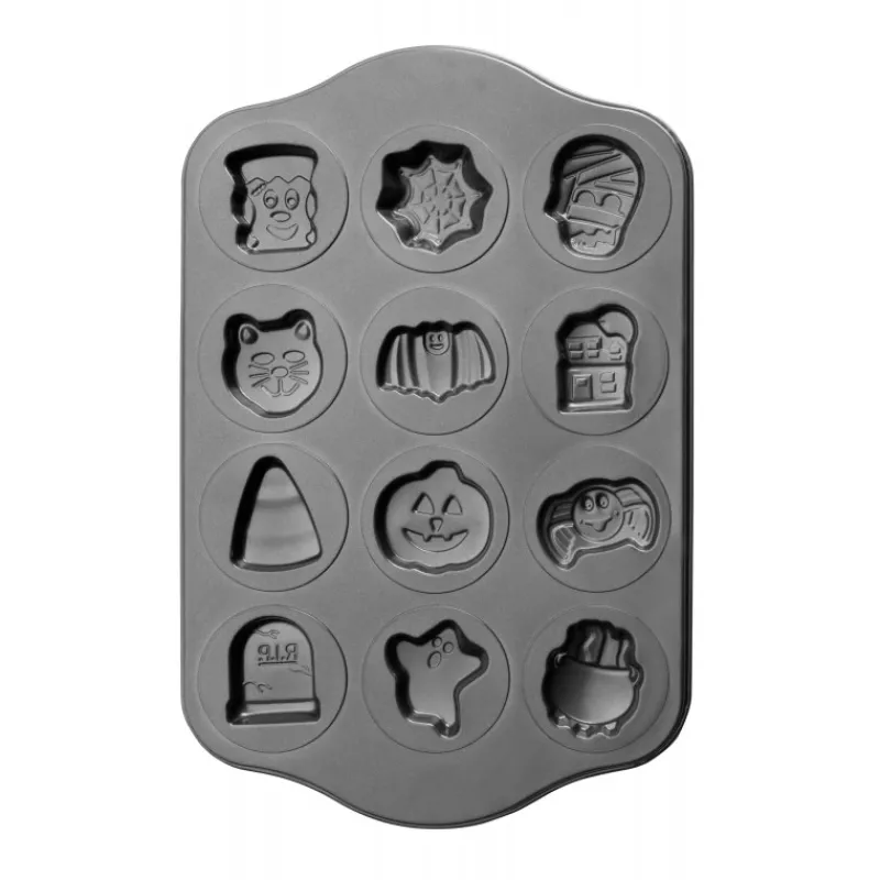 IBILI Moules À Gâteaux|Moule Anti-adhérent Biscuits Halloween 44 x 28 cm (x12)