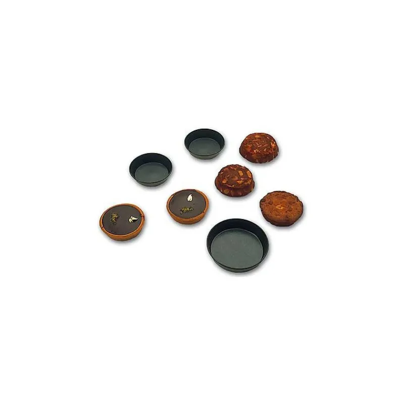 MALLARD FERRIERE Moule Anti-adhésif|Moules À Gâteaux|Moule Anti-Adhésif pour Millasson Ø6.5 cm (x25)