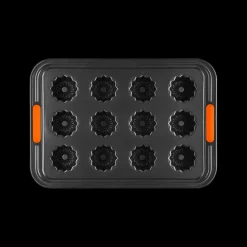 LE CREUSET Moule Anti-adhésif|Moules À Gâteaux|Moule Cannelés Anti-Adhésif 12 Empreintes 38,7 x 26,9 cm
