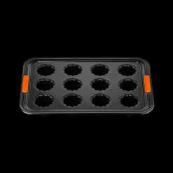 LE CREUSET Moule Anti-adhésif|Moules À Gâteaux|Moule Cannelés Anti-Adhésif 12 Empreintes 38,7 x 26,9 cm