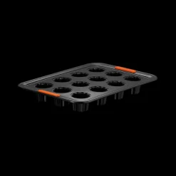 LE CREUSET Moule Anti-adhésif|Moules À Gâteaux|Moule Cannelés Anti-Adhésif 12 Empreintes 38,7 x 26,9 cm