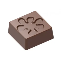 Chocolat Form Moules À Chocolat|Moule Chocolat Bonbon Carré Fleur (x24)