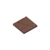 Chocolat Form Moules À Chocolat|Moule Chocolat Carré avec Rayures 7,5 cm (x3)