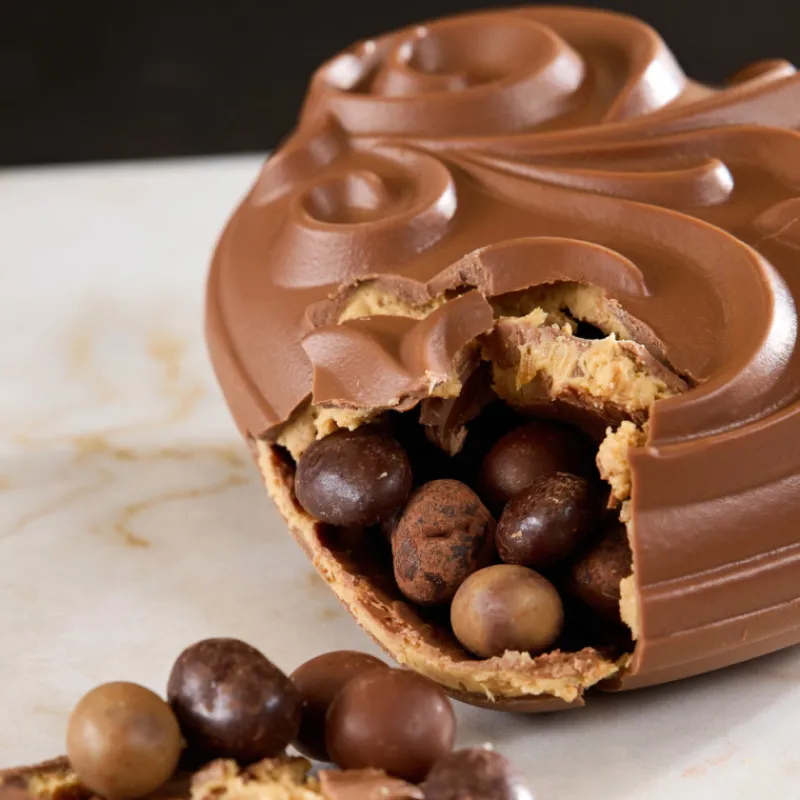 PAVONI Moules À Chocolat|Moule Chocolat Cœur Baroque 15 cm x H 6,5 cm (x2)