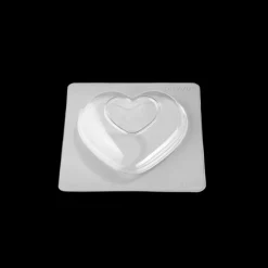 PAVONI Moules À Chocolat|Moule Chocolat Cœur Baroque 15 cm x H 6,5 cm (x2)