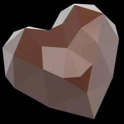 Chocolat Form Moules À Chocolat|Moule Chocolat Cœur Diamant 3,4 x 3,3 cm (x21)