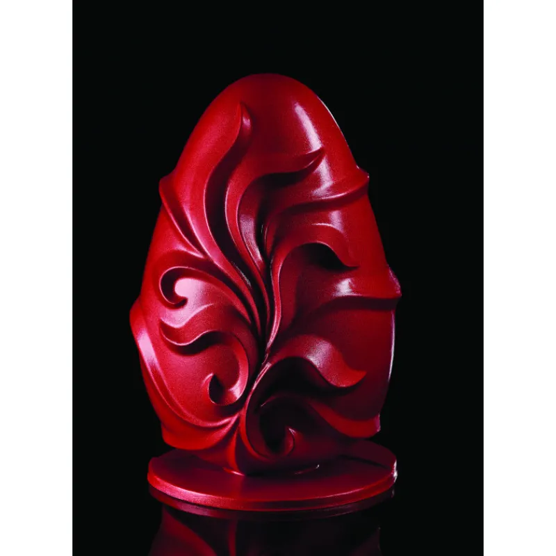 PAVONI Moules À Chocolat|Moule Chocolat Oeuf Baroque Ø 14,5 x H 20 cm (x2)
