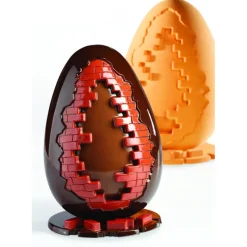 PAVONI Moules À Chocolat|Moule Chocolat Oeuf Mur Ø 14 x H 20 cm (x2)