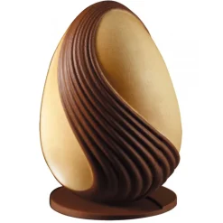 PAVONI Moules À Chocolat|Moule Chocolat Oeuf Pinup Ø 14 x H 20 cm (x2)