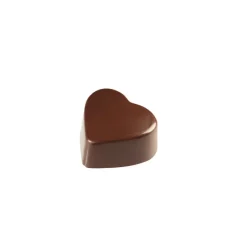 PAVONI Moules À Chocolat|Moule Chocolat Polycarbonate Praline Cœur 2,5 x 2,8 x H 1,6 cm (x24)