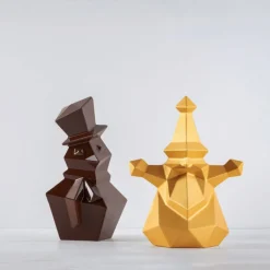 PAVONI Moules À Chocolat|Moule Chocolat Santa Hug 15,2 x 11,5 x H 20 cm (x2)