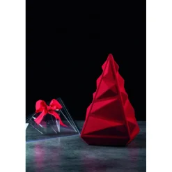 PAVONI Moules À Chocolat|Moule Chocolat Sapin de Noël Rocky 12,5 x H 19,5 cm (x2)