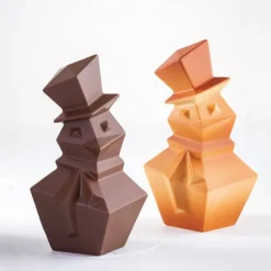 PAVONI Moules À Chocolat|Moule Chocolat Snowman 12,5 x 12,1 x H 20 cm (x2)