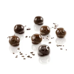 SILIKOMART Moule Silicone|Moule Chocolat Tête de Mort Halloween 12 Empreintes