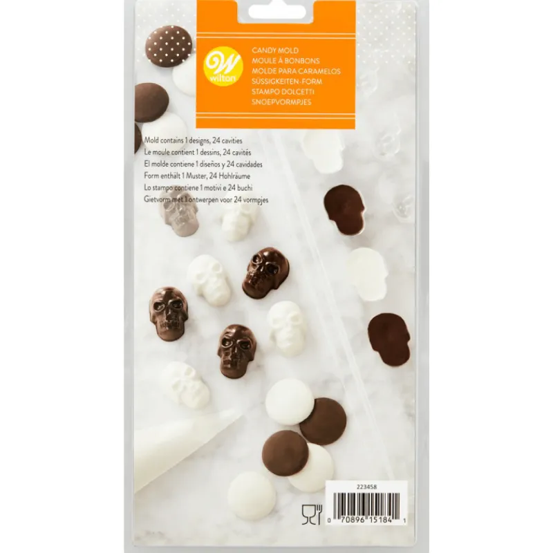 WILTON Moules À Chocolat|Moule Chocolat Tête de Mort