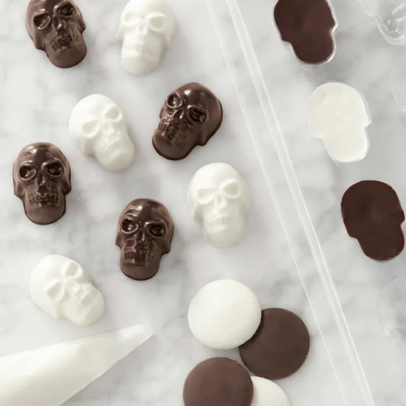 WILTON Moules À Chocolat|Moule Chocolat Tête de Mort