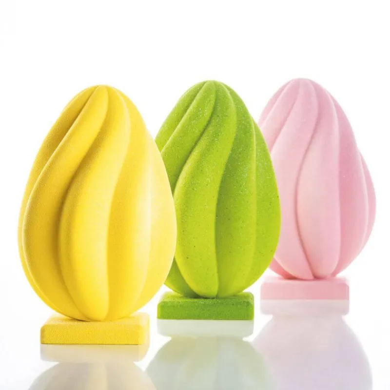 PAVONI Moules À Chocolat|Moule Chocolat Œuf Helical Ø 14 x H 21,8 cm (x2)