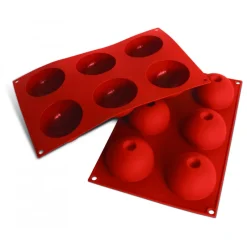 SILIKOMART Moule Silicone|Moule demi sphère bout enfoncé silicone souple pro