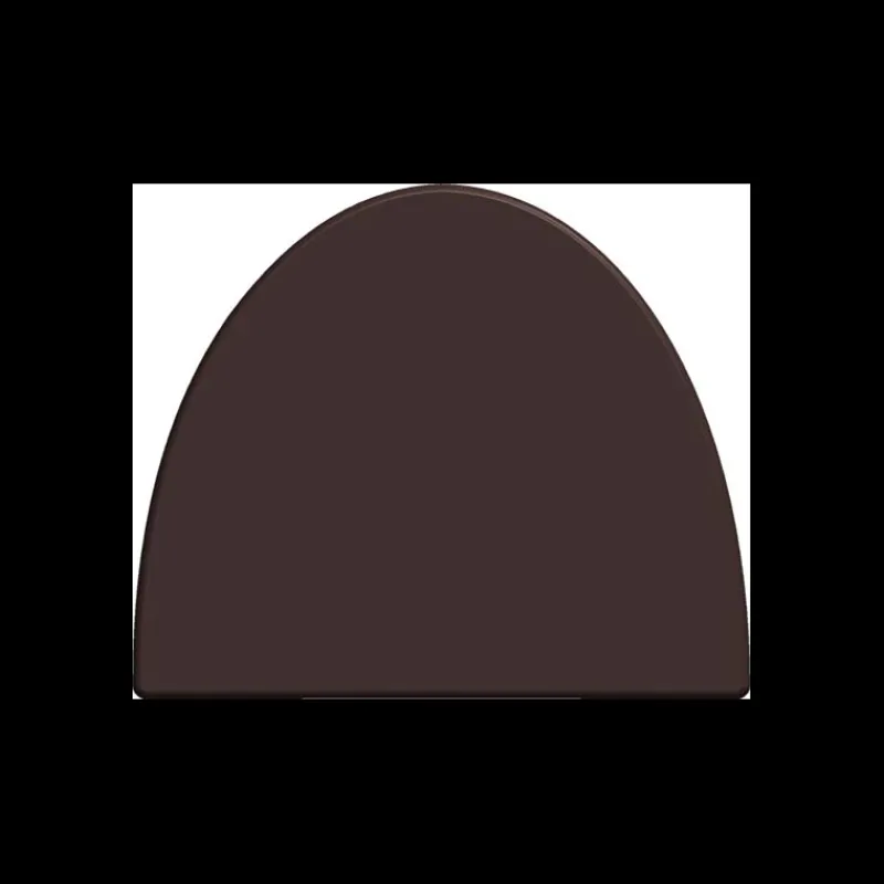 CUISINEADDICT Moules À Chocolat|Moule Embout de Bûche 9018 Arrondi 9 x 7,5 cm (x6)