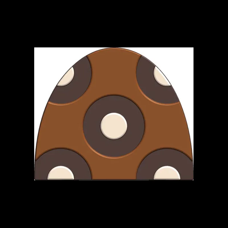 CUISINEADDICT Moules À Chocolat|Moule Embout de Bûche 9004 Ronds 9 x 7,5 cm (x6)