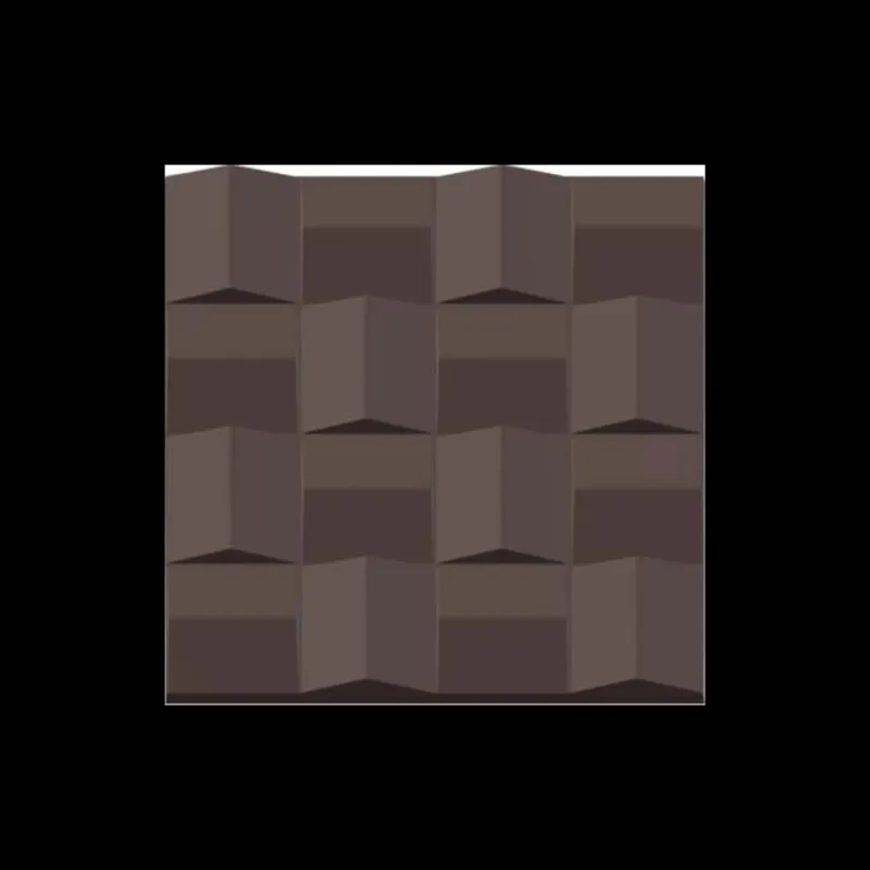 CUISINEADDICT Moules À Chocolat|Moule Embout de Bûche Carré 9002 Panier 8 cm (x6)