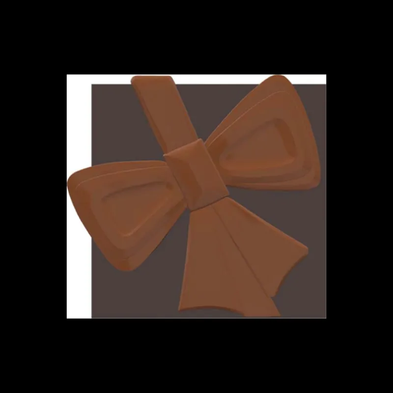 CUISINEADDICT Moules À Chocolat|Moule Embout de Bûche Carré 9013 Cadeau 8,5 x 8 cm (x6)