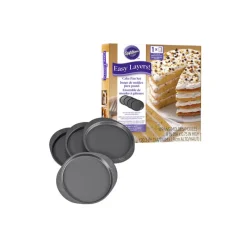 WILTON Moules À Gâteaux|Moule gâteau à étages Rainbow Cake (x4)