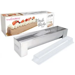 SCRAPCOOKING Moules À Gâteaux|Moule inox bûche + insert offert