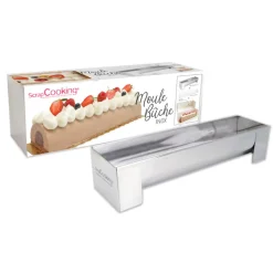 SCRAPCOOKING Moules À Gâteaux|Moule inox bûche + insert offert