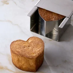 PAVONI Moules À Gâteaux|Moule Inox Croissant Géométrique Cœur 8 x 7 cm x H 5 cm
