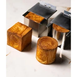 PAVONI Moules À Gâteaux|Moule Inox Croissant Géométrique Cylindre 6,5 x H 6 cm